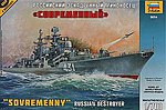 RUSSIAN DESTROYER SOVREMENNY 1/700 Scale Plastic Model Military Ship #9054
