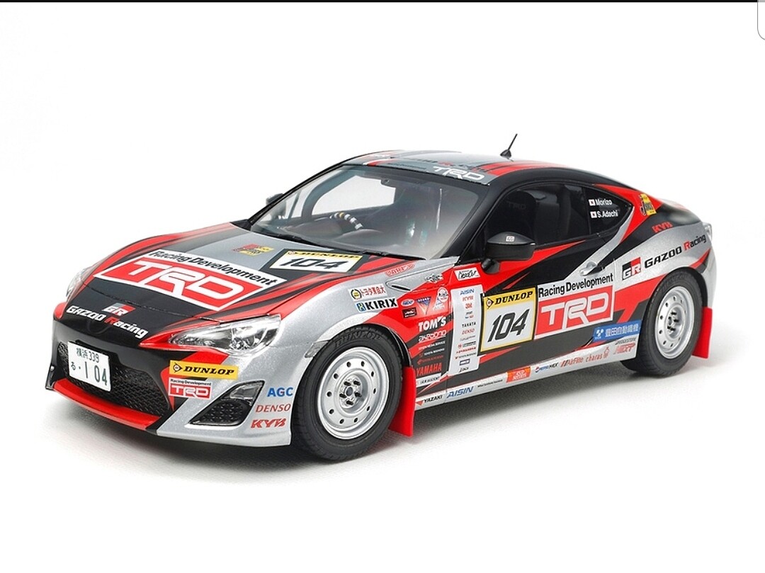 Tamiya GAZOO Racing TRD 86 2013 TRD Rally Challenge Plastic Model Car Kit  1/24 Scale #24337