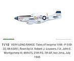 1/48 Very Long Range Tales of Iwo Jima Aircraft (Ltd Edition Plastic Kit)