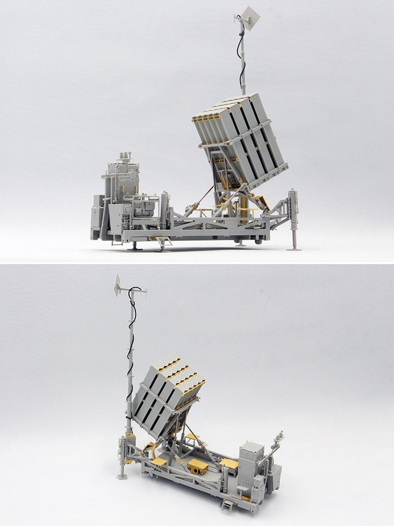 Iron Dome Air Defense System Plastic Model Military Vehicle Kit