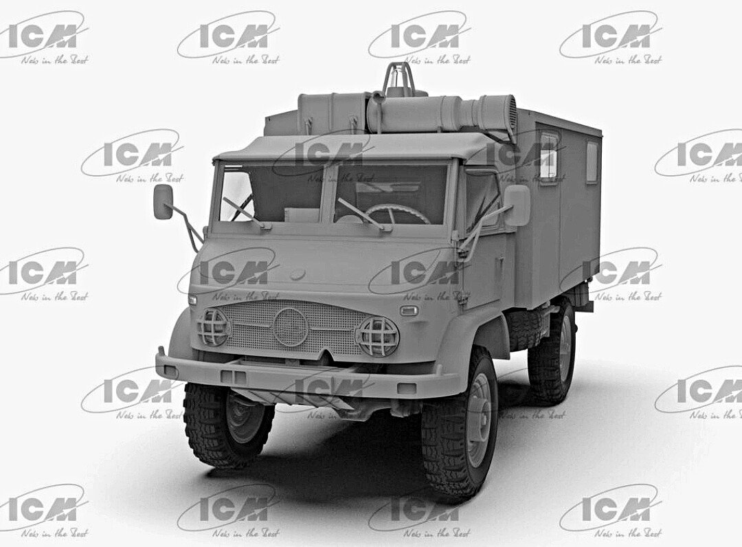 German Unimog S Military Ambulance Plastic Model Military Vehicle