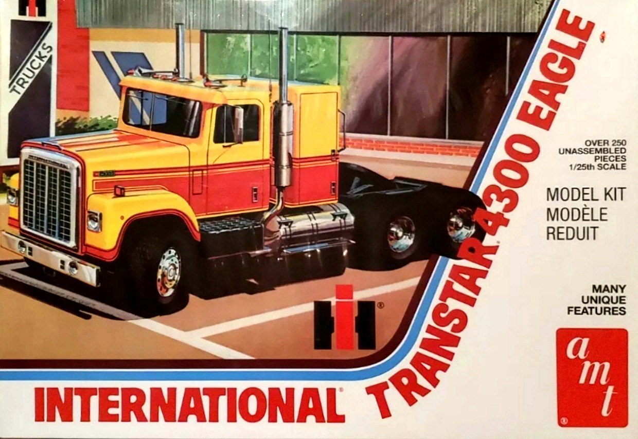 Truck Toys Amt International Transtar Eagle Cab Plastic Model Kit Automotive