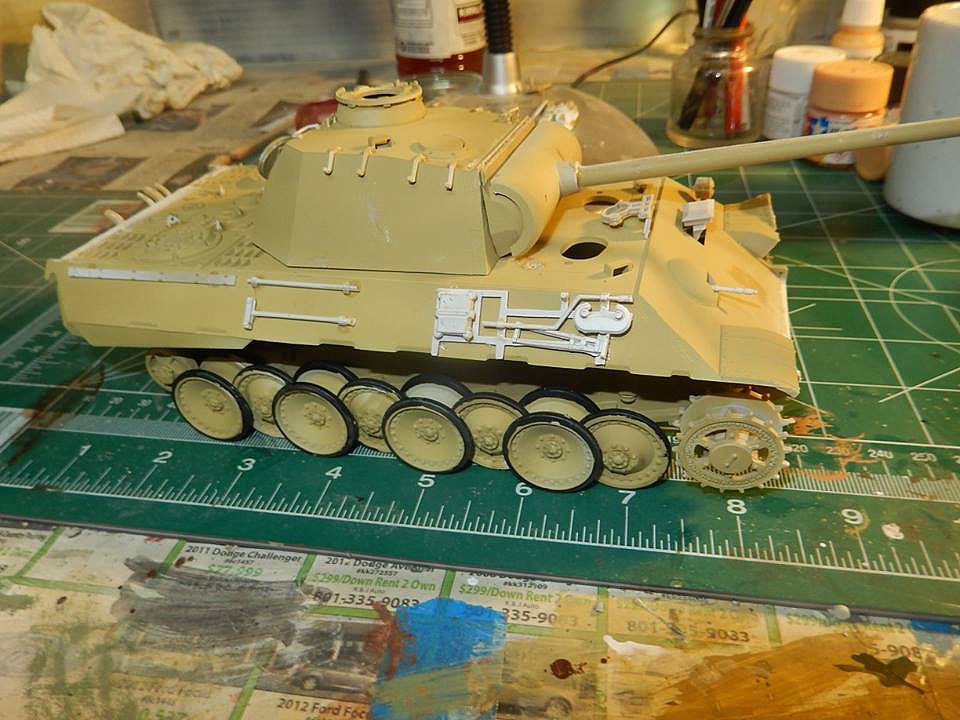 Gallery Pictures Tamiya German Panther Medium Tank Plastic Model Military Vehicle Kit Scale