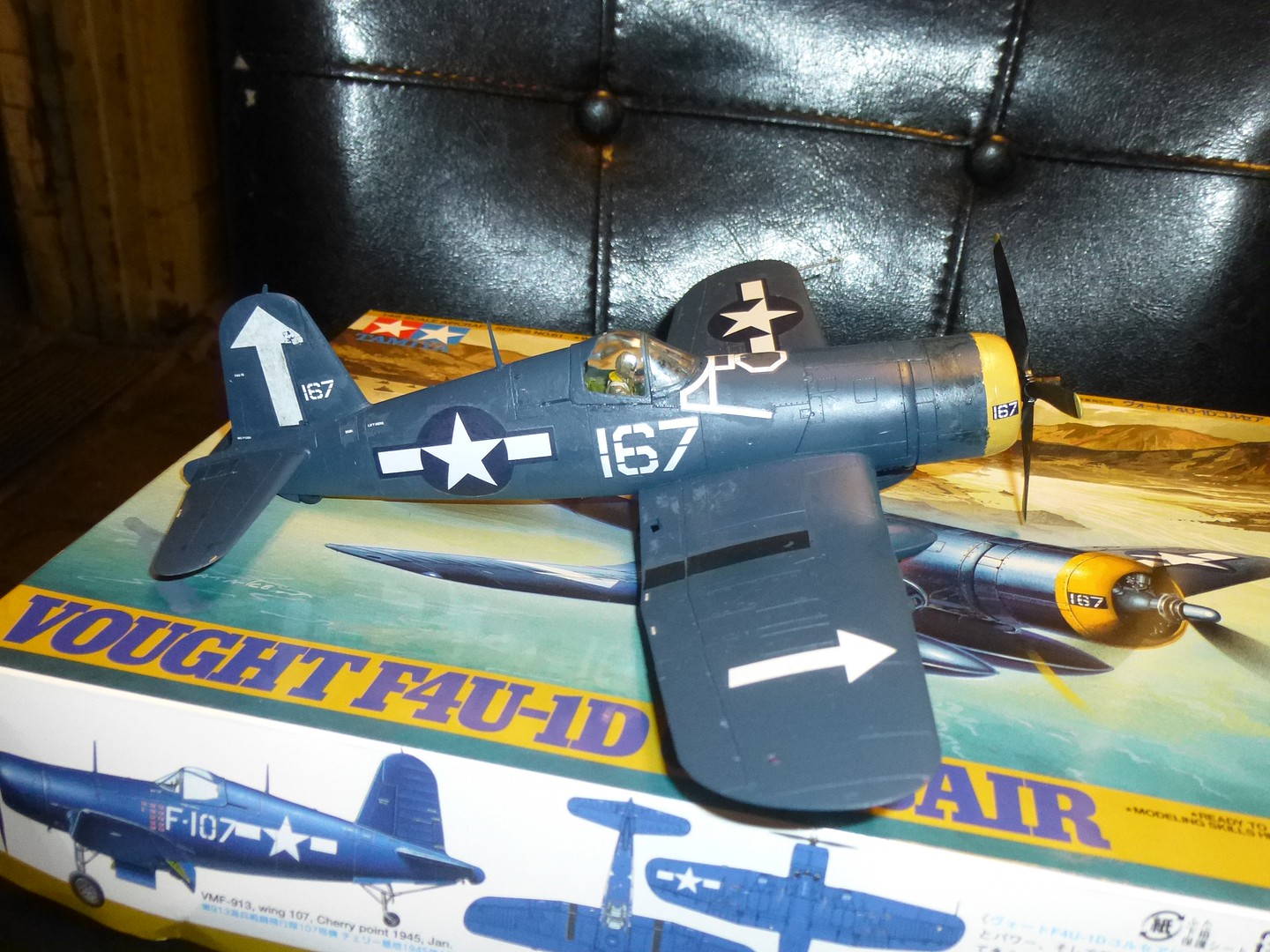 Vought F4u 1d Corsair Fighter Aircraft Plastic Model Airplane Kit