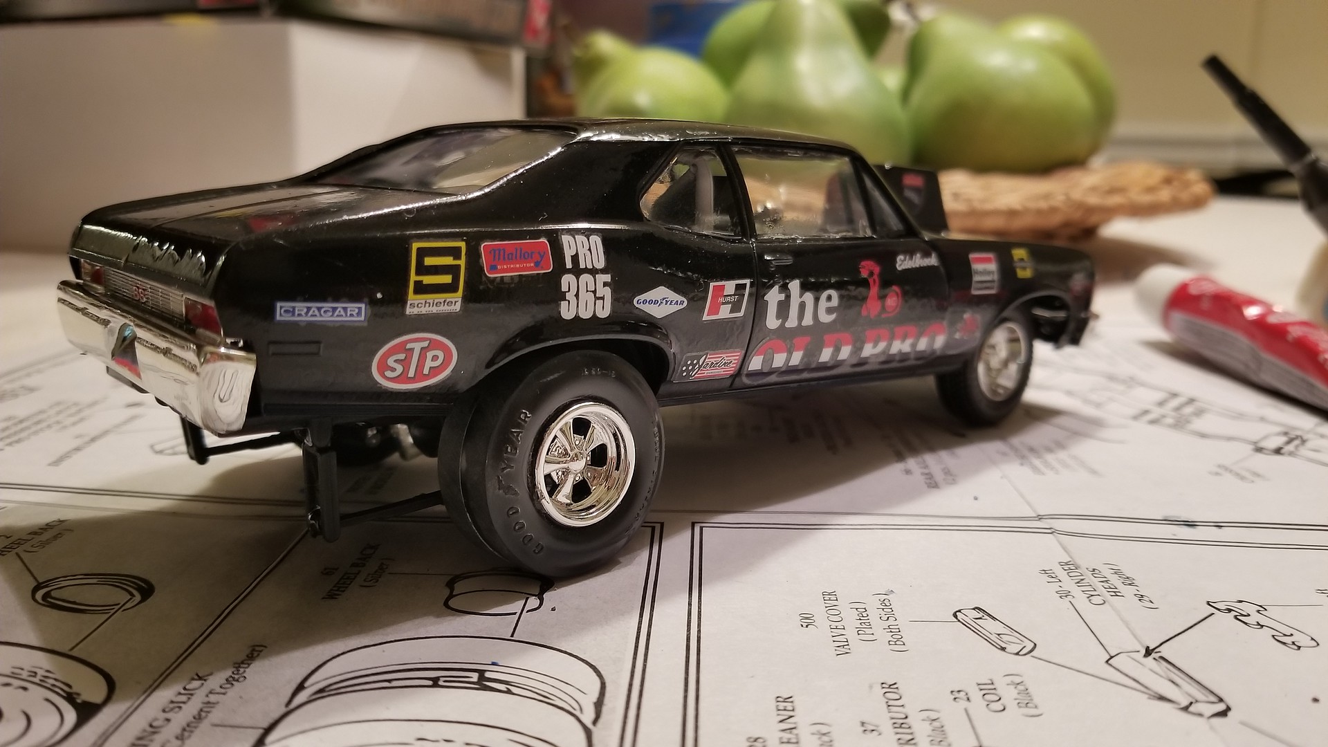 chevy nova model car kit