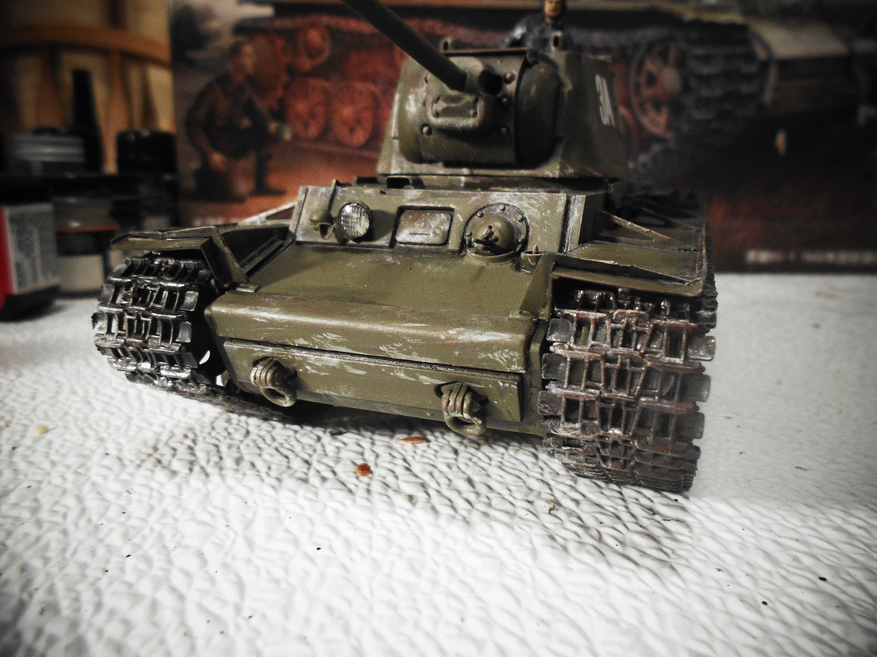 Kv Model Lightweight Cast Tank Plastic Model Military Vehicle