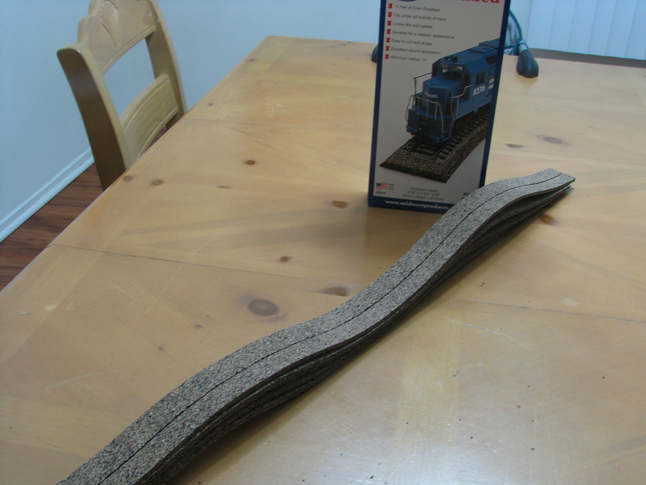 Cork Roadbed 3 5 Model Train Track Roadbed HO Scale 3015