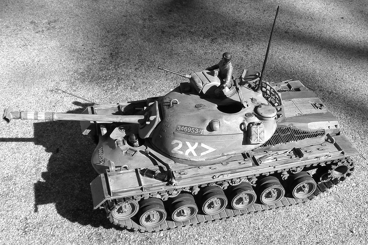 Monogram M-48 A-2 Patton Tank Plastic Model Tank Kit 1/35 Scale #857853