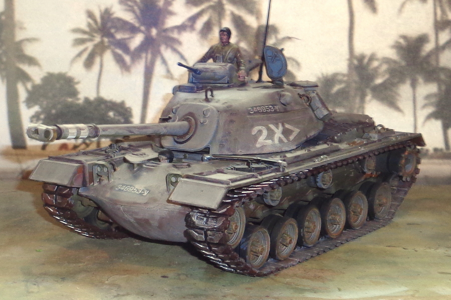 Monogram M-48 A-2 Patton Tank Plastic Model Tank Kit 1/35 Scale #857853