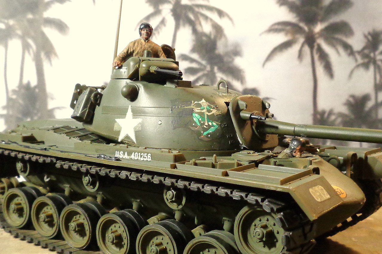 Monogram M-48 A-2 Patton Tank Plastic Model Tank Kit 1/35 Scale #857853
