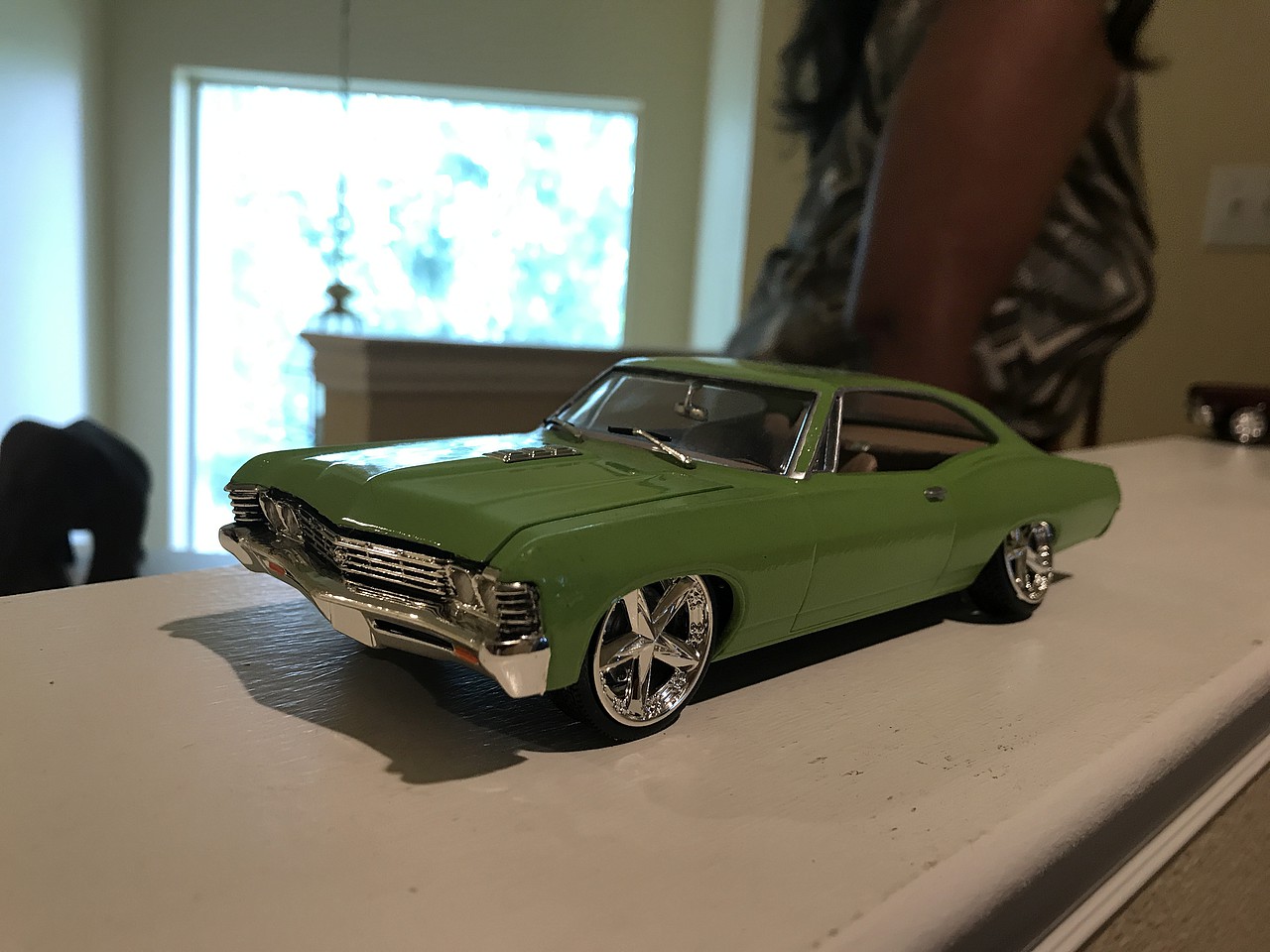 1967 Chevy Impala Ss Stock Plastic Model Car Kit 125 Scale