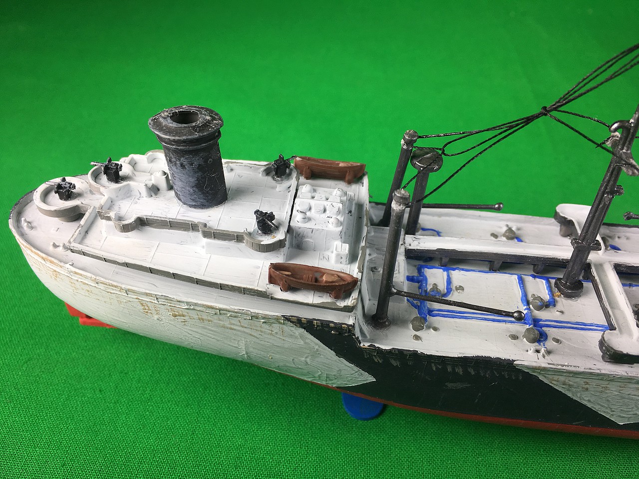 Lindberg Navy Tanker Plastic Model Military Ship Kit 1/520 Scale #hl438-12