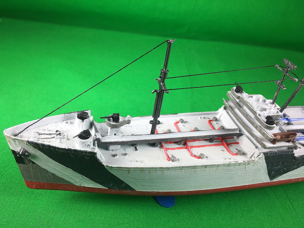 Lindberg Navy Tanker Plastic Model Military Ship Kit 1/520 Scale #hl438-12