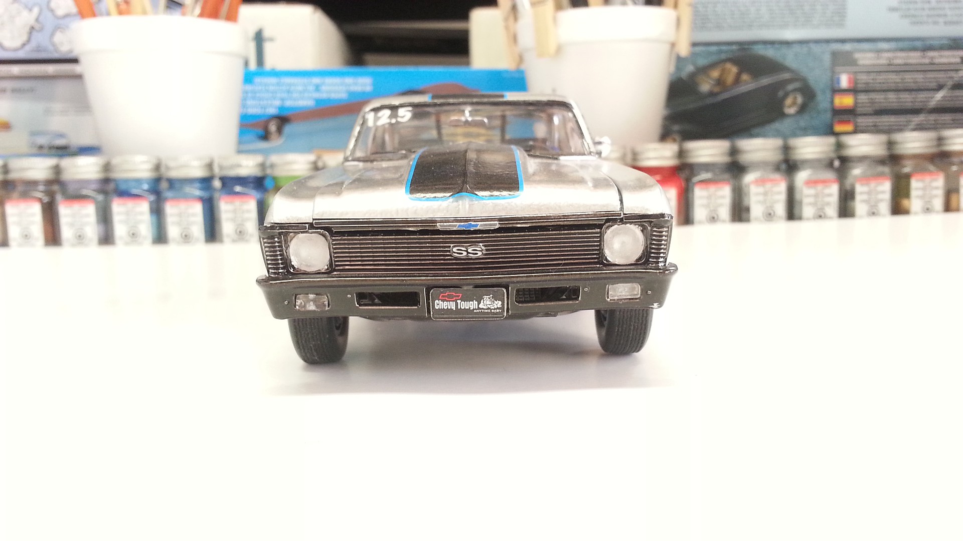 Revell-Monogram 1969 Chevy Nova SS Plastic Model Car Kit 1/25 Scale #852098
