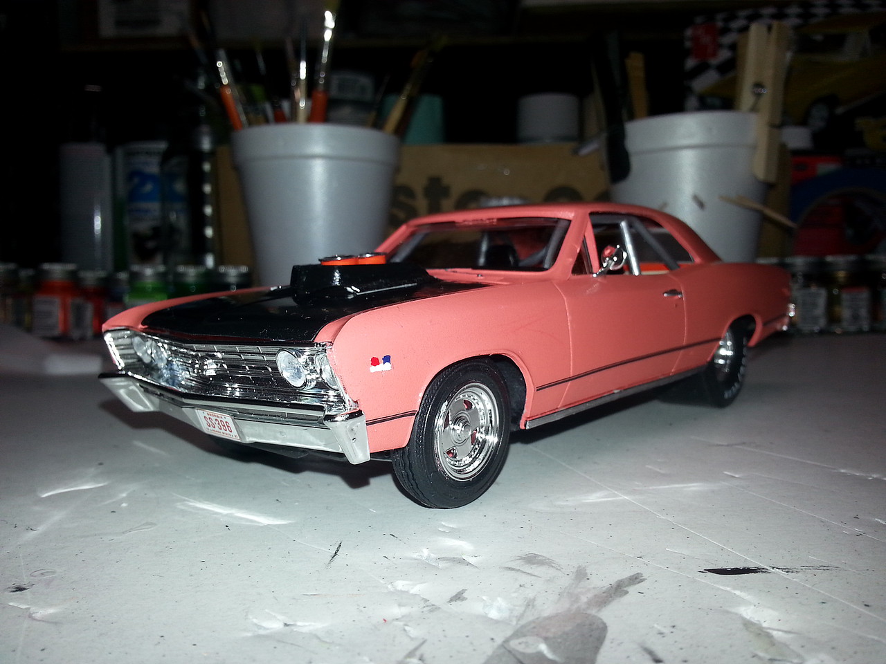 Chevy Chevelle Pro Street Car Scale Plastic Model Car Kit Pictures By