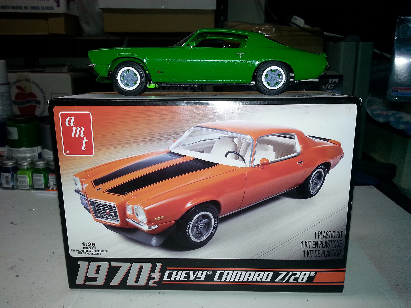 chevy camaro model car kits