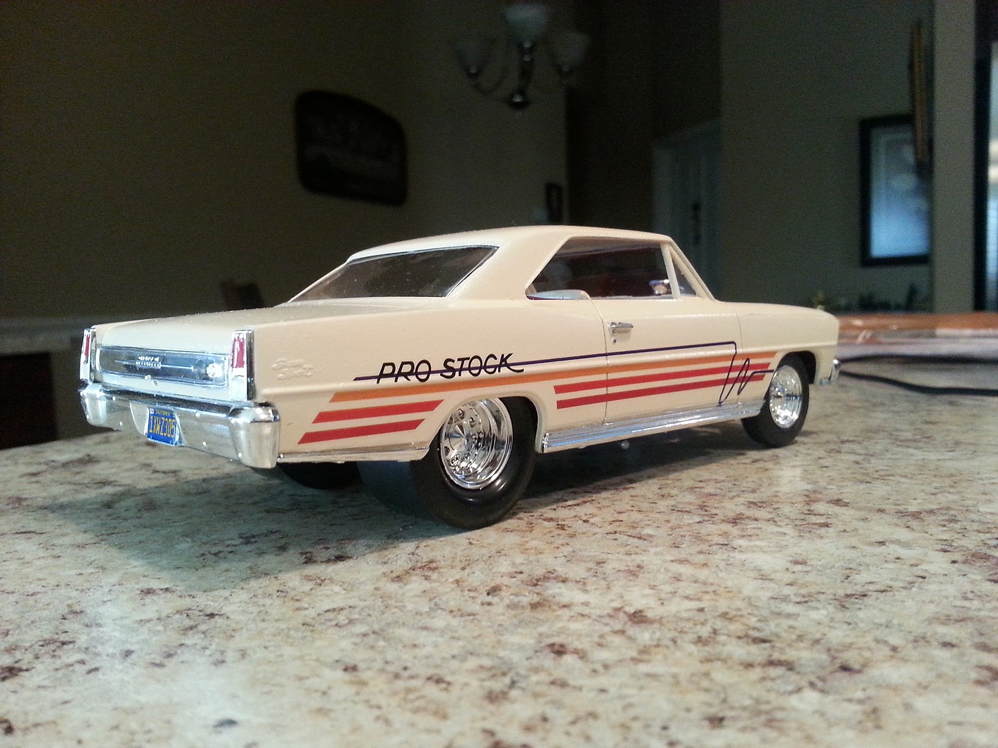 AMT 1966 Chevy Nova Pro Street Plastic Model Car Kit 1/25 Scale #636