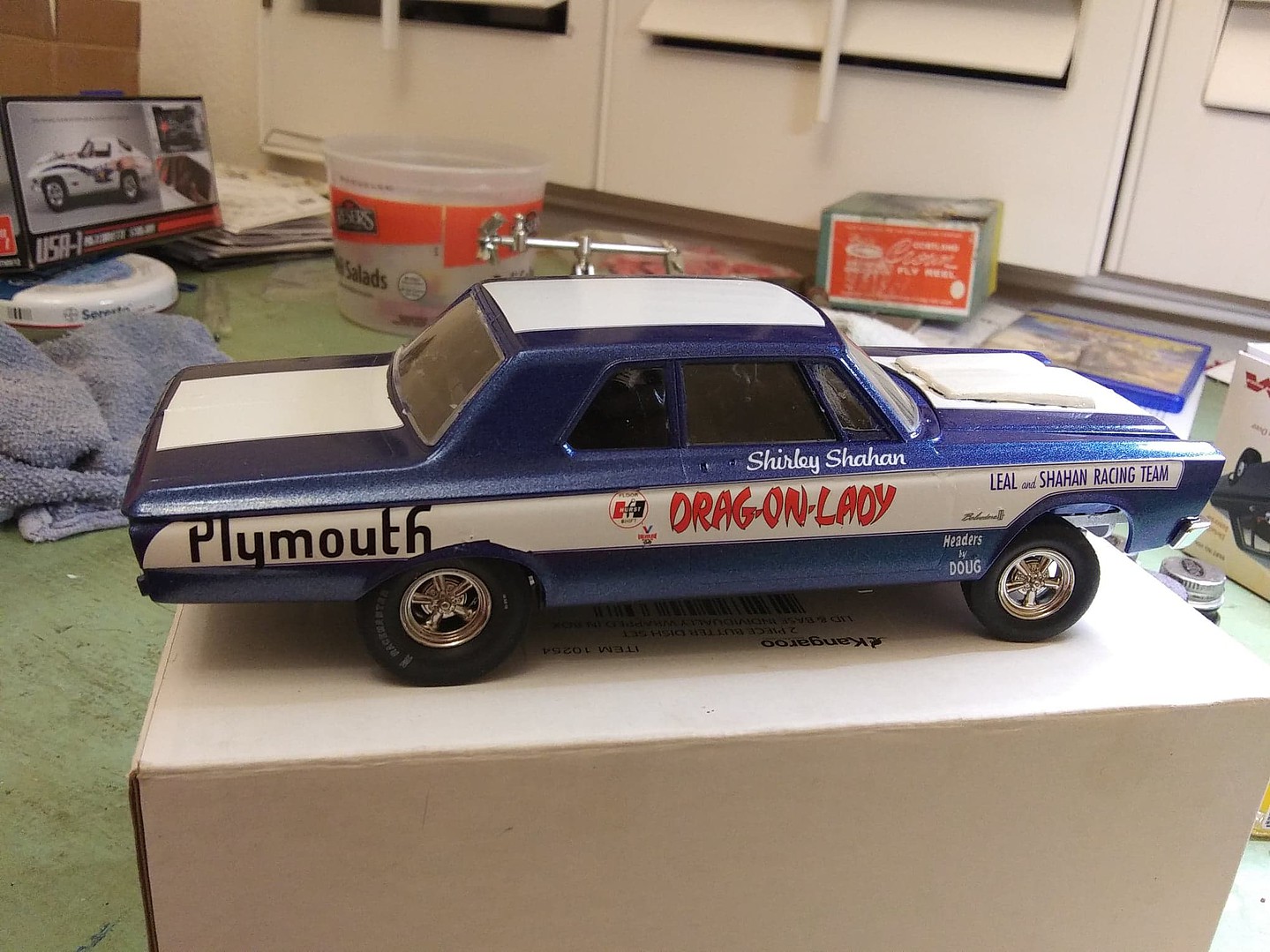 1965 Plymouth Belvedere Plastic Model Car Kit 1/25 Scale 1218