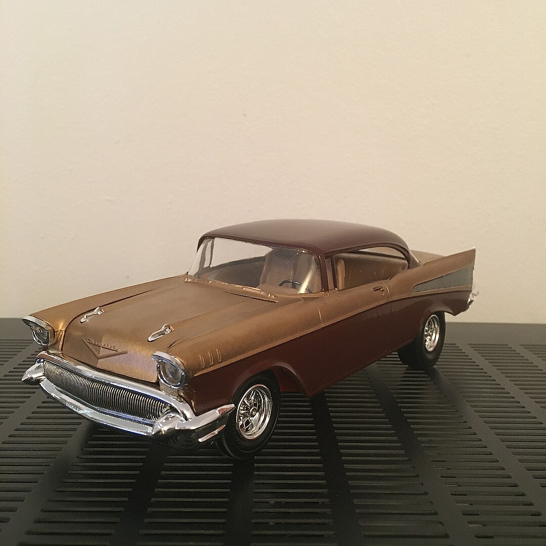 1957 Chevy Bel Air Pepper Shaker Race Car Plastic Model Car Vehicle