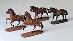 Stagecoach with Horses and Figures Set