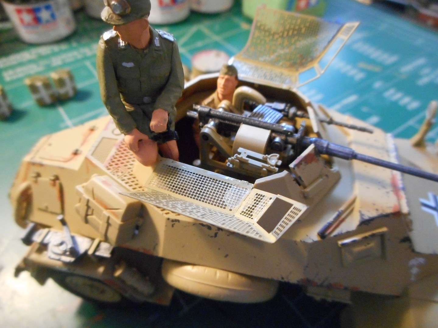 Tamiya Sd.Kfz.222 North Africa Plastic Model Military Vehicle Kit 1/35 Scale #35286