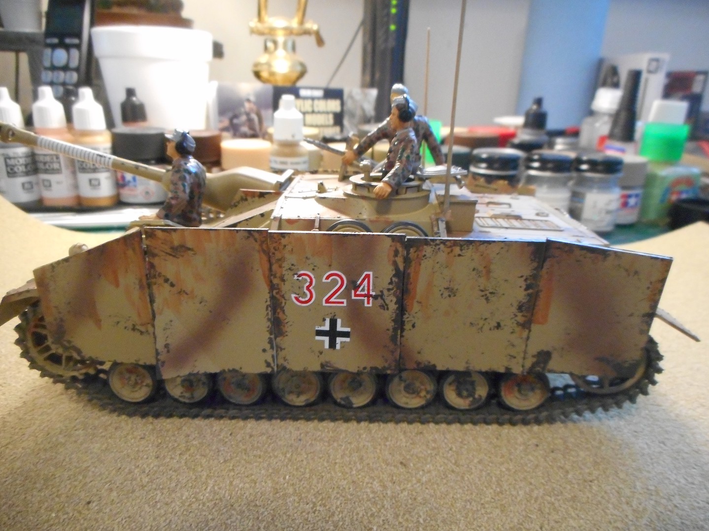 Tamiya German Sturmgeschutz IV Tank Plastic Model Military Vehicle Kit 1/35 Scale #35087