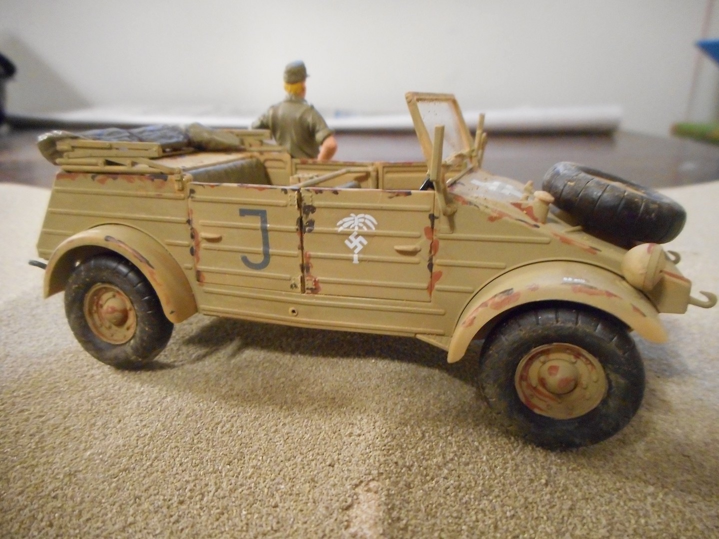 Tamiya German Kubelwagen Type 82 Africa Plastic Model Military Vehicle Kit 1/35 Scale #35238