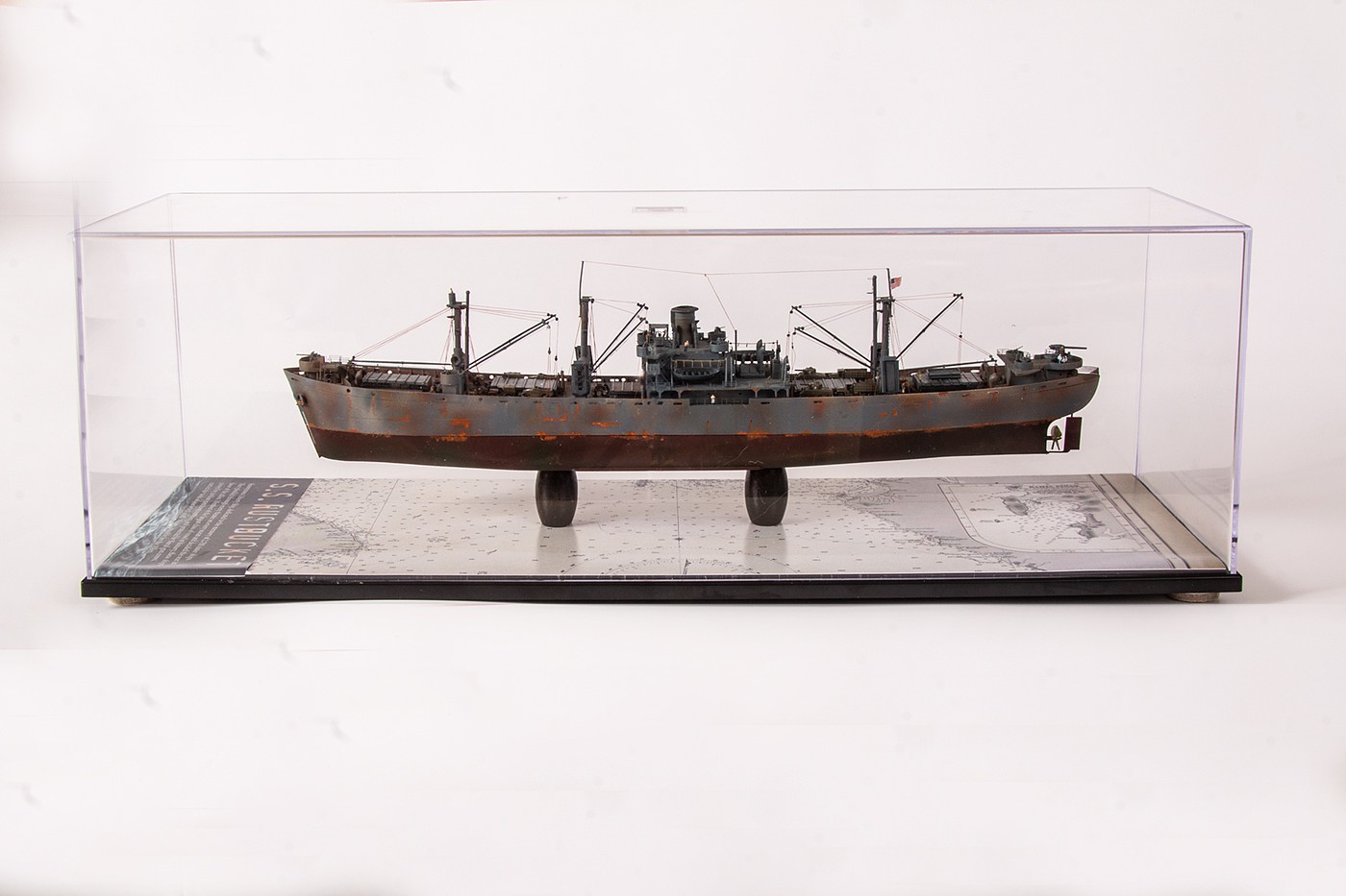 SS J. O'Brien WWII Liberty Ship Plastic Model Military