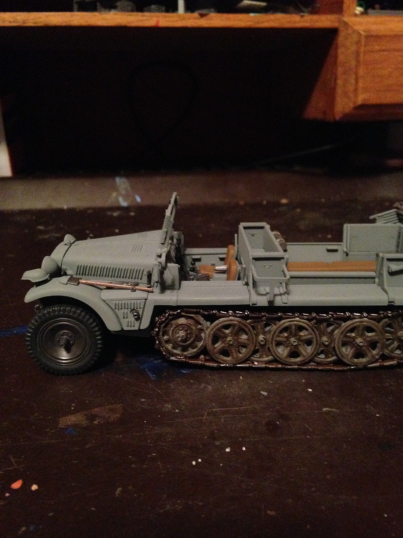 Sdkfz Demag D Halftrack Paratroopers Plastic Model Military