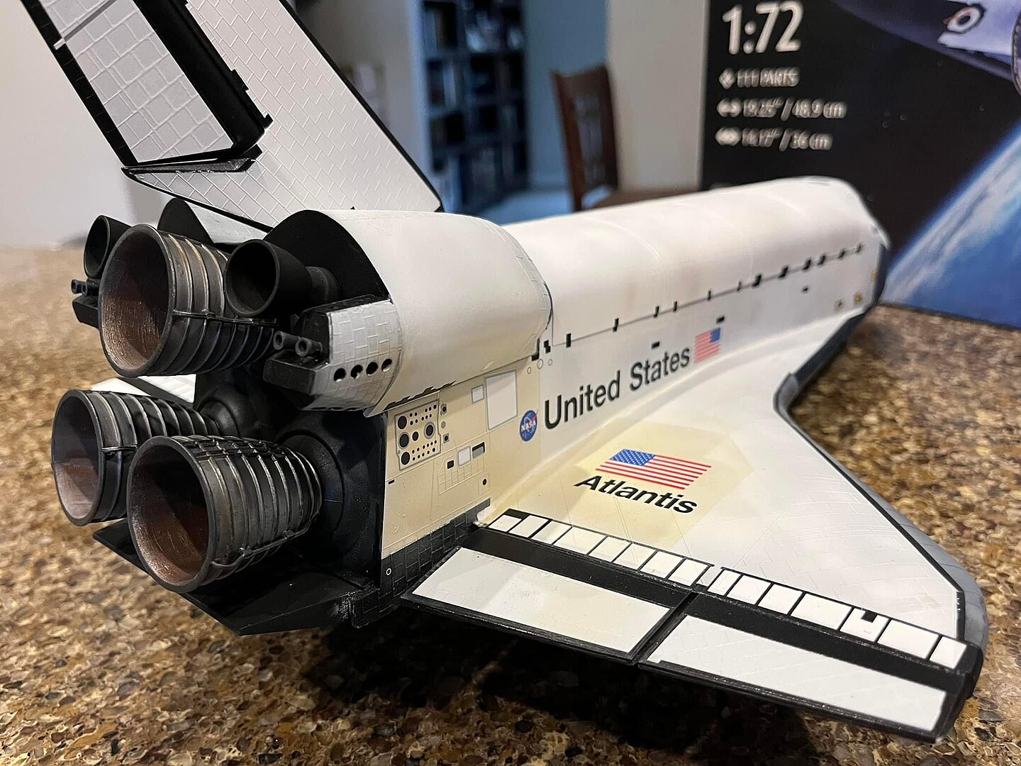 Space Shuttle Th Anniversary Set Plastic Space Model Kit