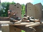 Ruined Brick Factory Building (11''x6''x11'')