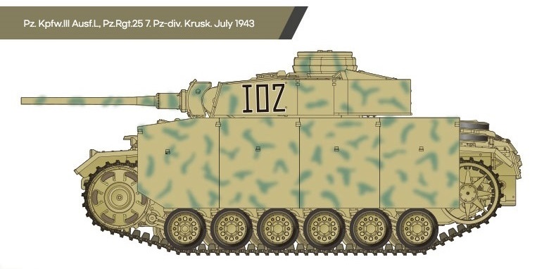 Panzer Iii Ausf L Battle Of Kursk Plastic Model Tank Scale