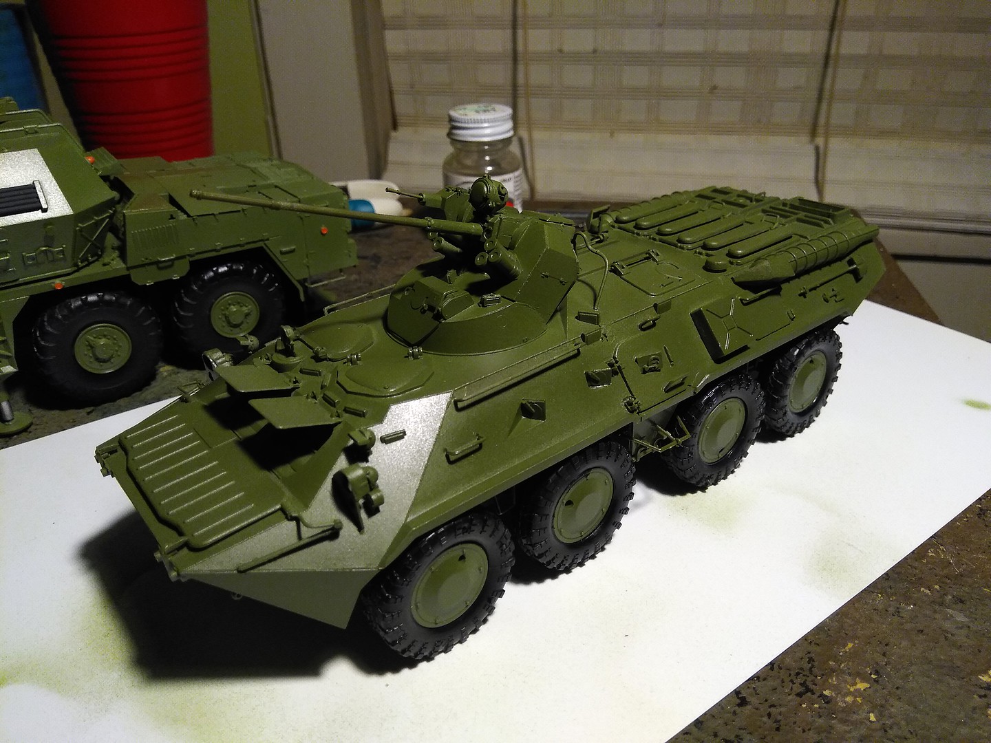 Gallery Pictures Zvezda Russian BTR80A Armored Vehicle Plastic Model