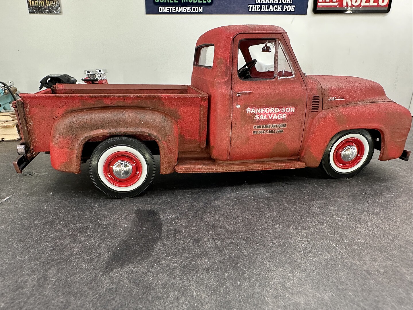 Ford Pickup Coca Cola T Plastic Model Truck Kit Scale