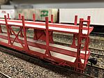 89' Flatcar w/ Bi-Level Open Auto Rack Santa Fe #88721