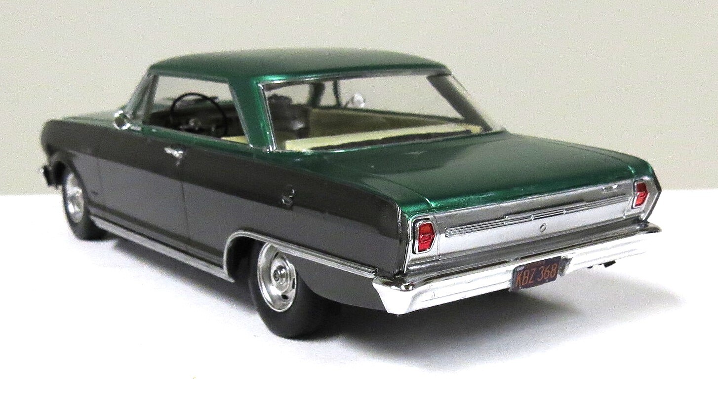 1964 Chevy II Nova Resto Mod Plastic Model Car 1 25 Scale