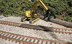 Komatsu Log Loader with Heel Bottom Unpainted Metal Kit