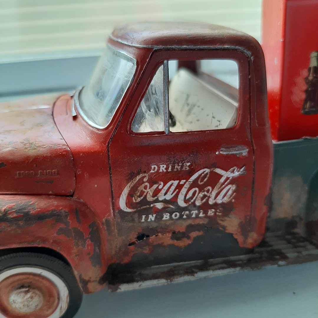 Ford Pickup Coca Cola T Plastic Model Truck Kit Scale