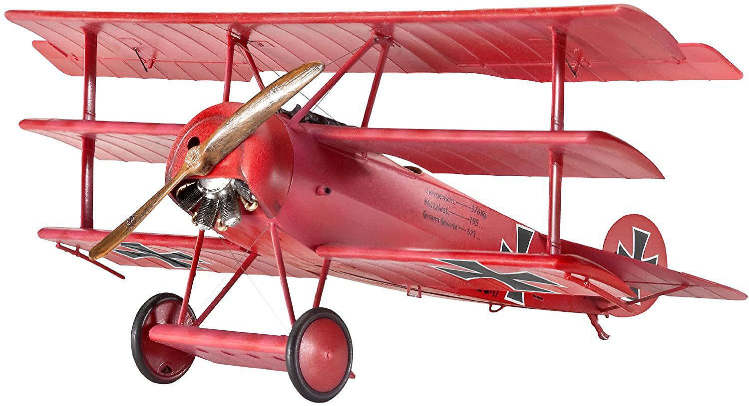 Fokker Dr I Manfred Von Richthofen Triplane Plastic Model Airplane