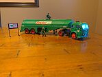 White Fruehauf Gas Truck