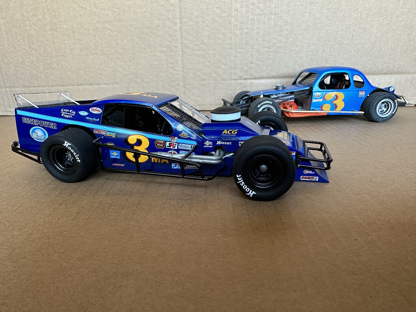 Ole Blue Bre Racing Asphalt Modified Race Car Ltd Edition