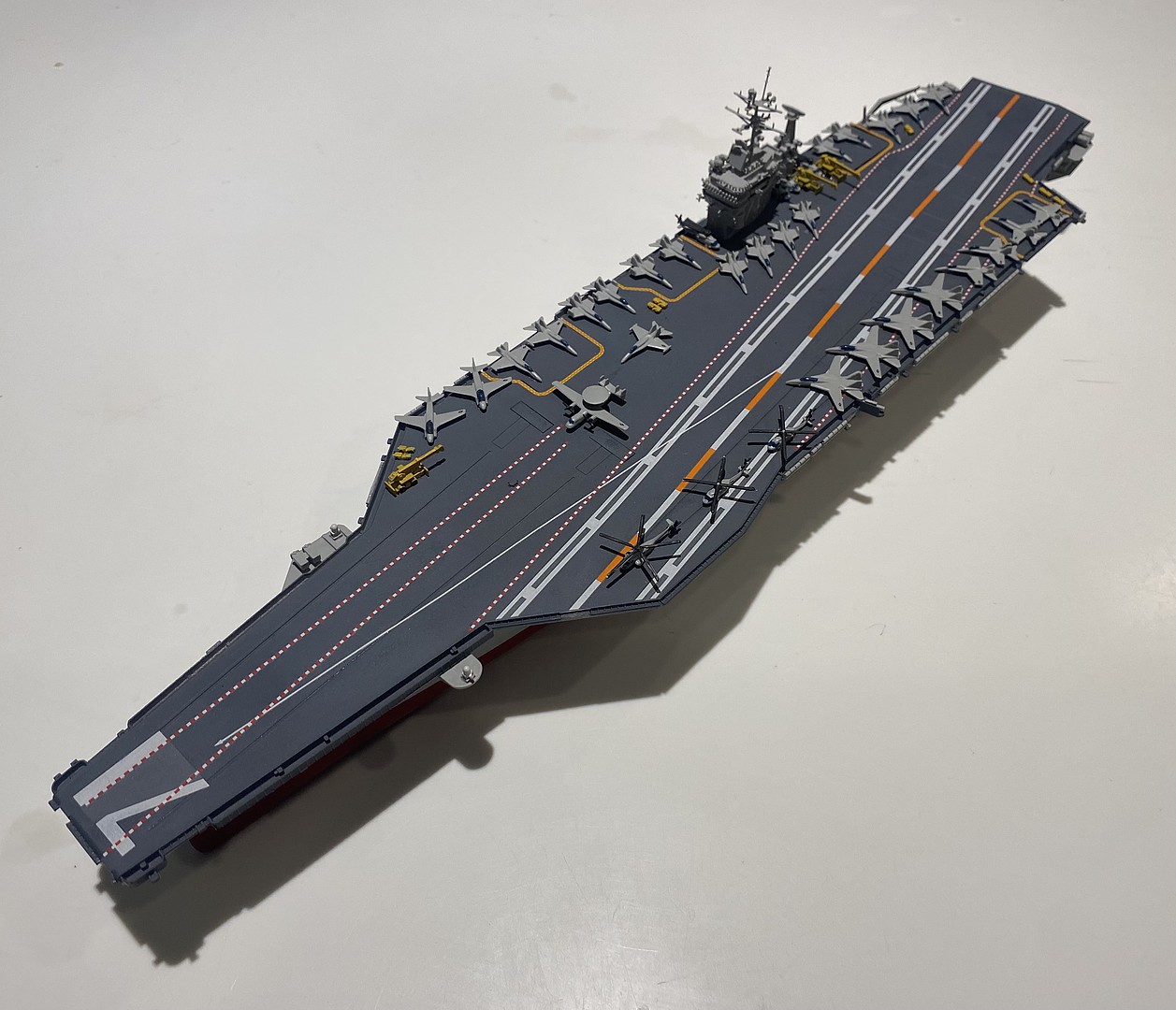 New Arii Theodore Roosevelt Uss Nuclear Aircraft Carrier Model Kit My Xxx Hot Girl