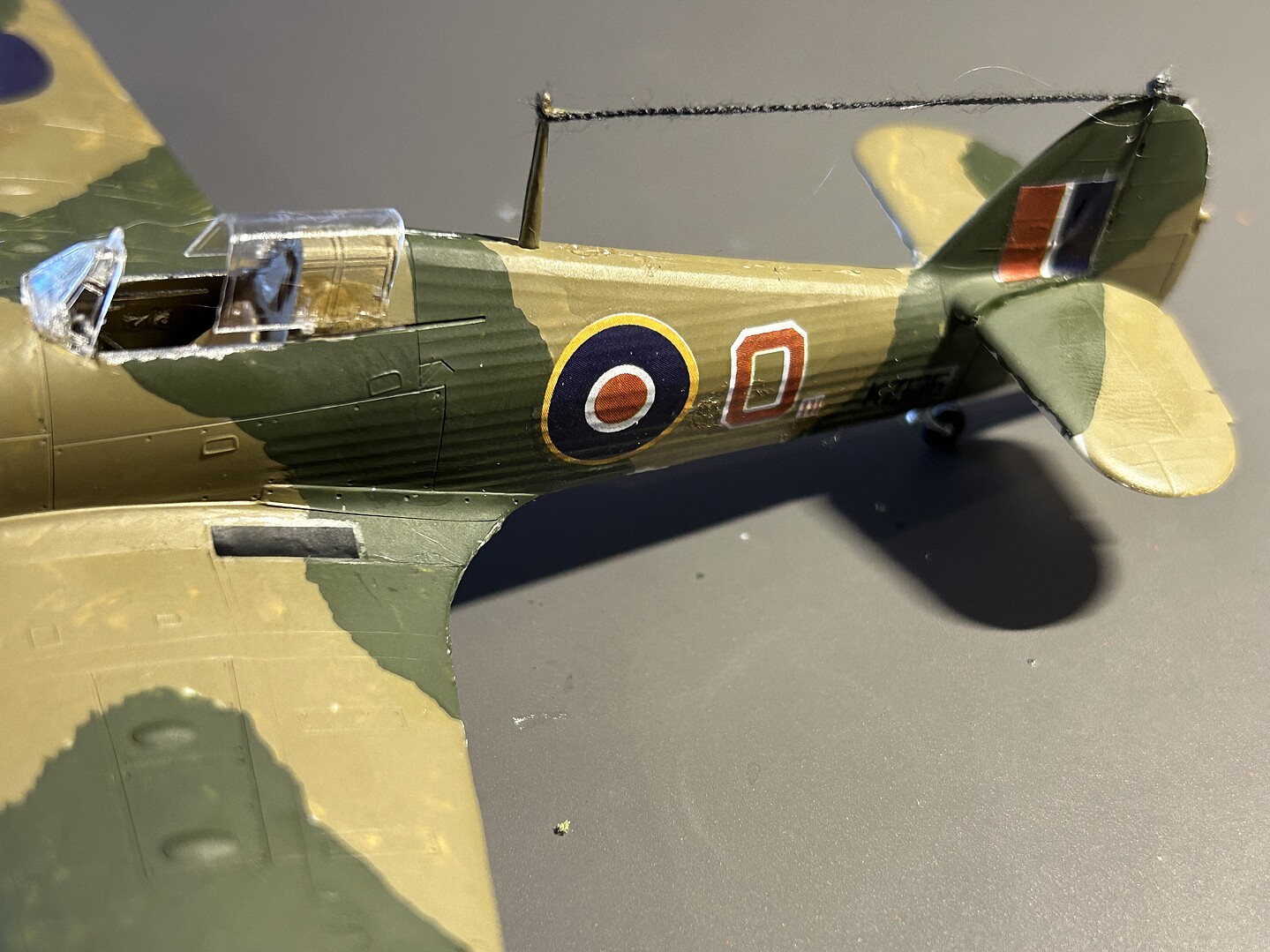 Hawker Hurricane Mk Ii C Aircraft Plastic Model Airplane Kit