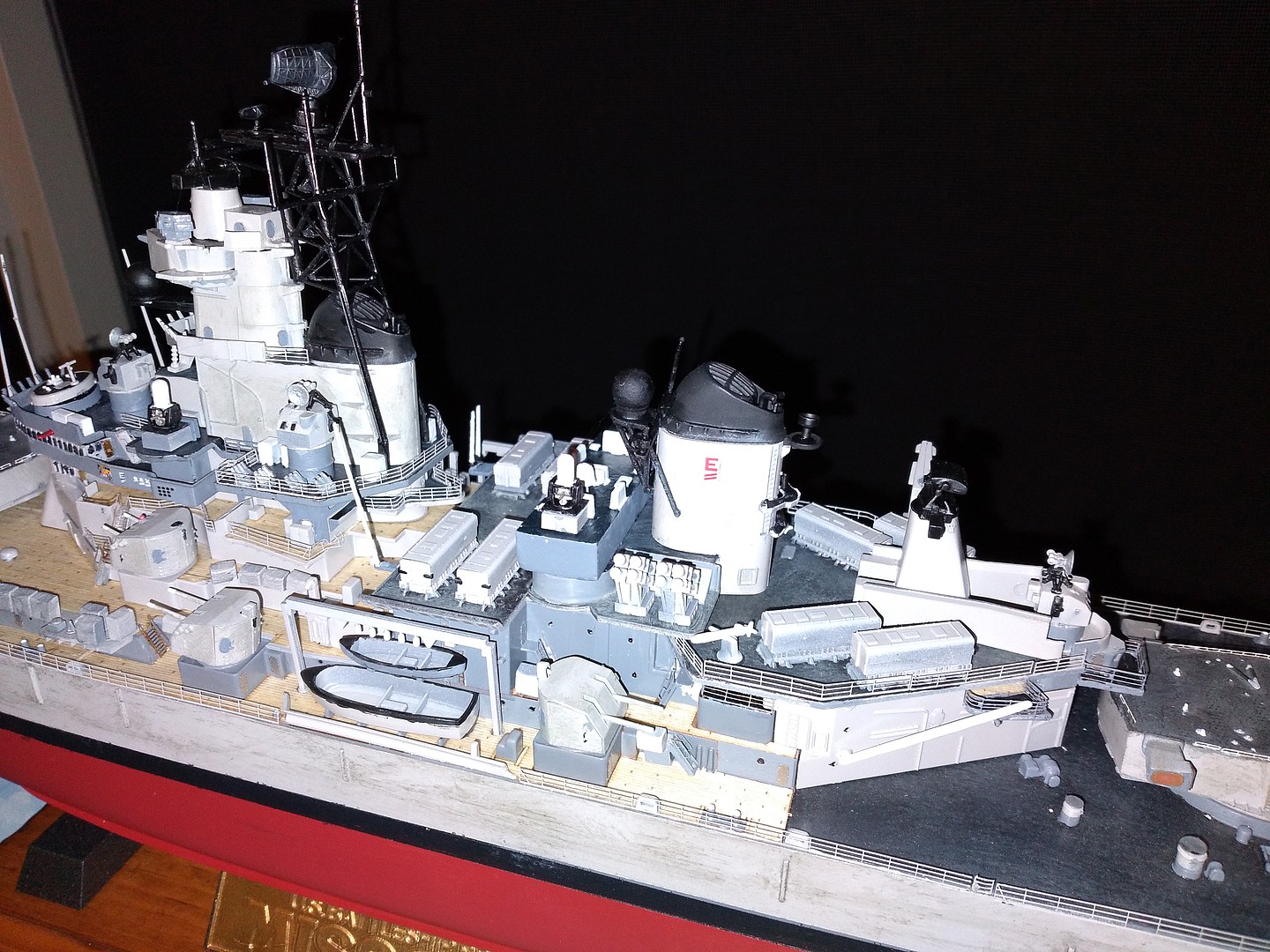 Us Battleship Bb Missouri Boat Plastic Model Military Ship Kit