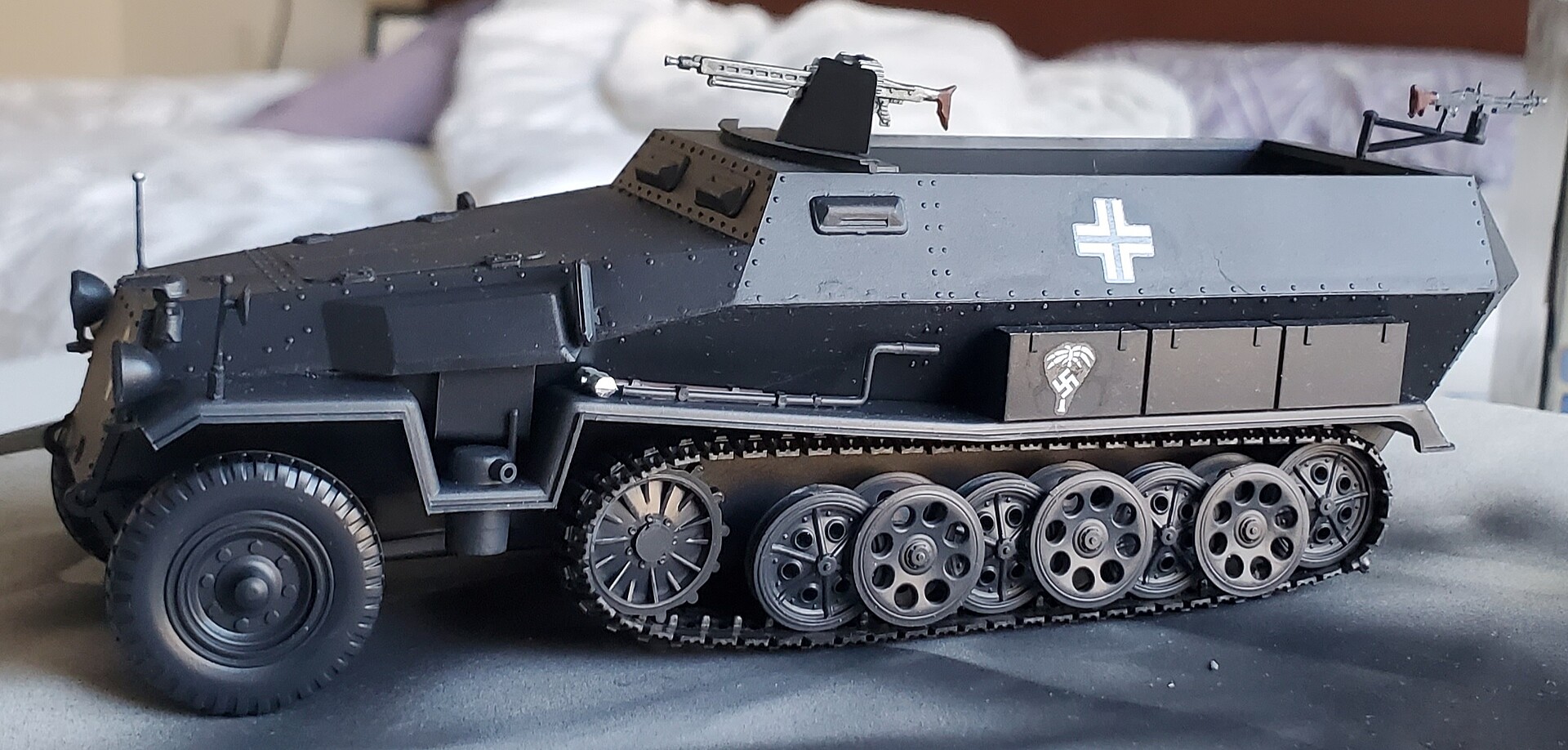 German Hanomag Sd Kfz Halftrack Plastic Model Military