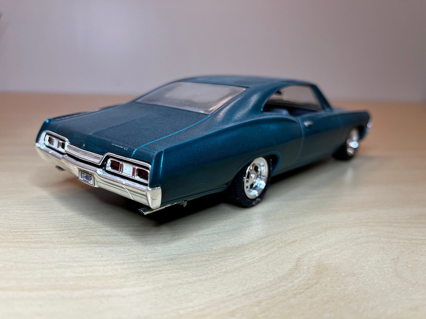 1967 Chevy Impala SS Stock Plastic Model Car Kit 1 25 Scale