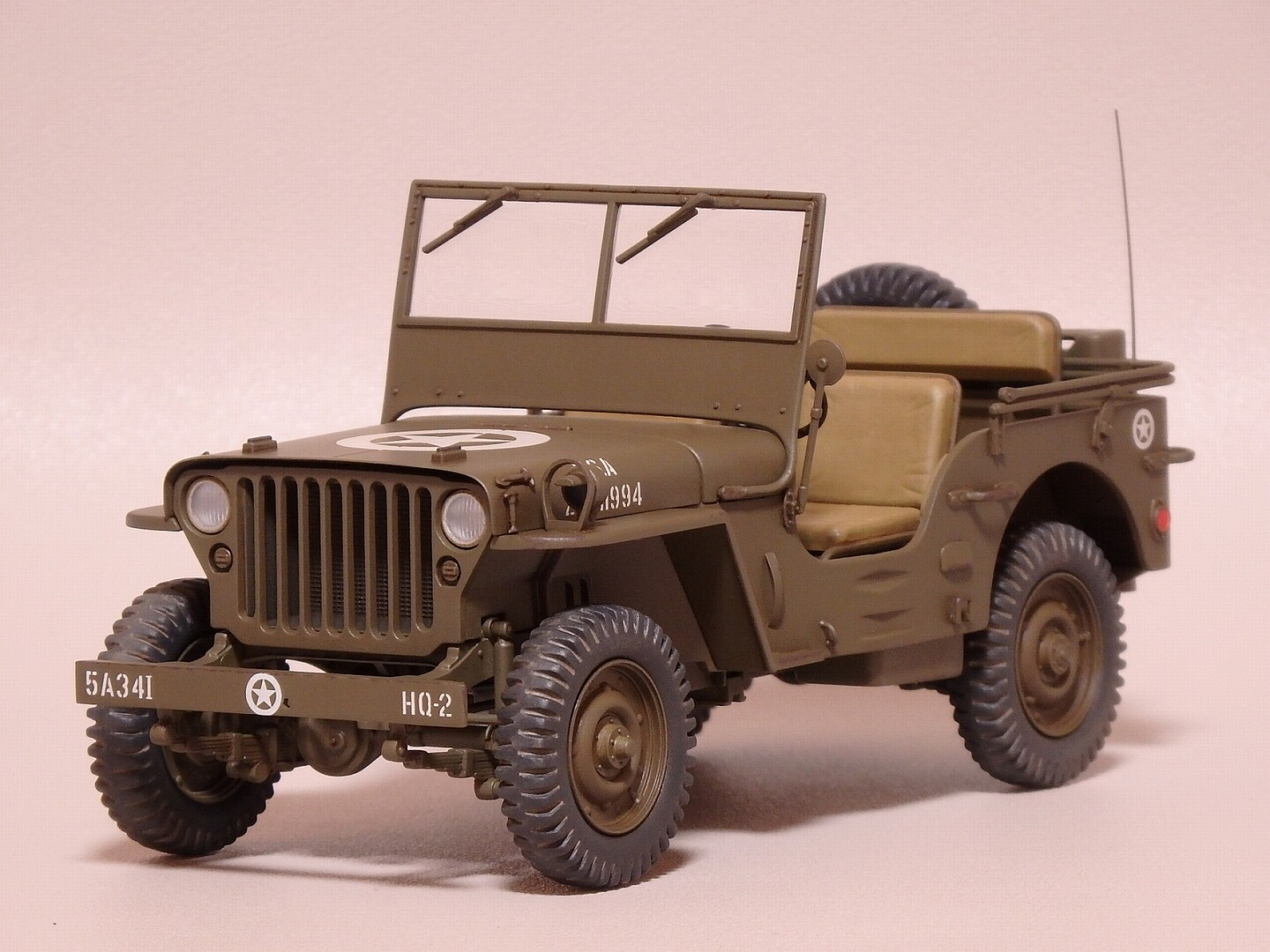 Jeep Willy Mb Th Anniversary Plastic Model Car Vehicle Kit