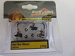 Woodland Bad Boy Bikers N Scale Model Railroad Figure #as5344