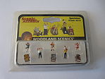 Woodland Scenic Accents Spectators (5) w/Chairs (3) N Scale Model Railroad Figure #a2172