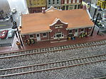 Walthers Brick Mission-Style Depot - Kit HO Scale Model Railroad Building #4055